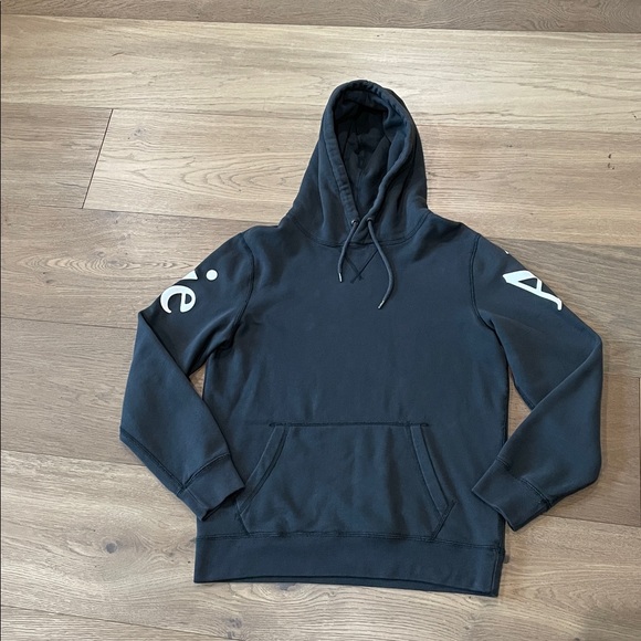 Abercrombie & Fitch Soft AF Fleece Hoodie Pullover Dark Gray Size Small - Picture 1 of 9